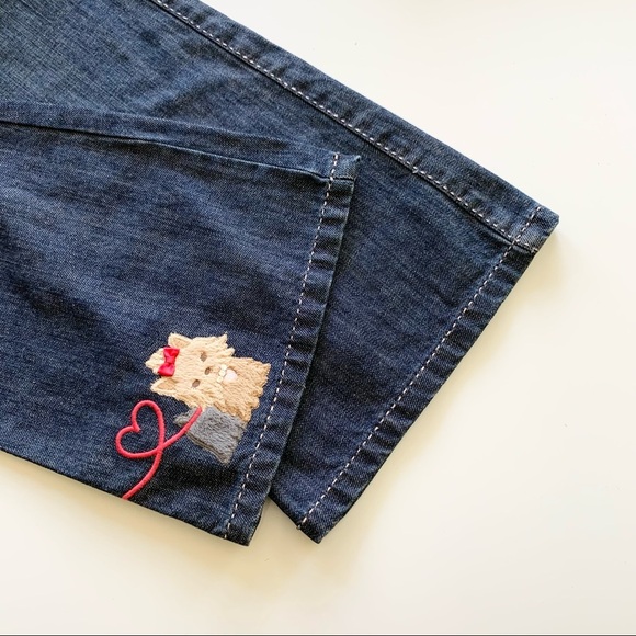 🌸New🌸 Gymboree Puppy Love Flare Fit Jeans Size 12 NWT - Picture 8 of 12